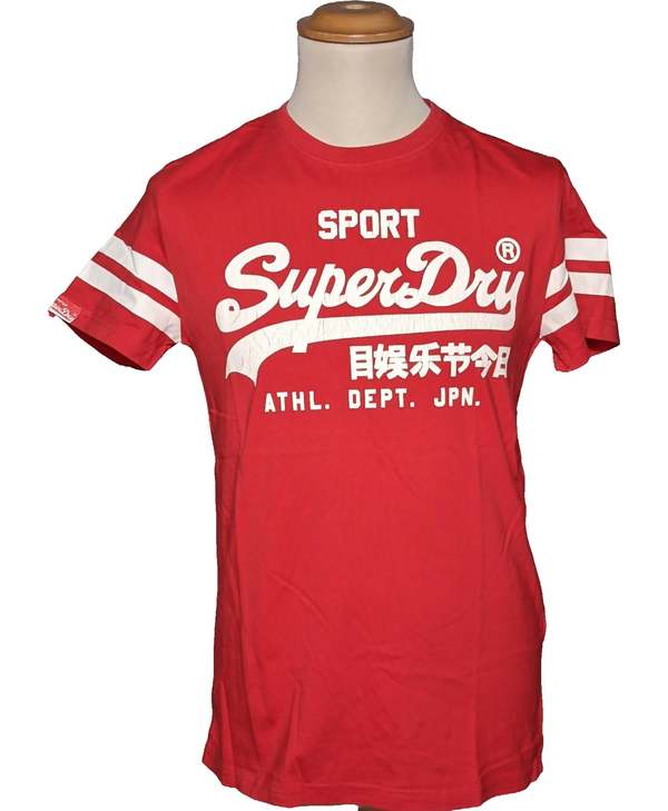 SUPERDRY T-shirt Manches Courtes Rouge
