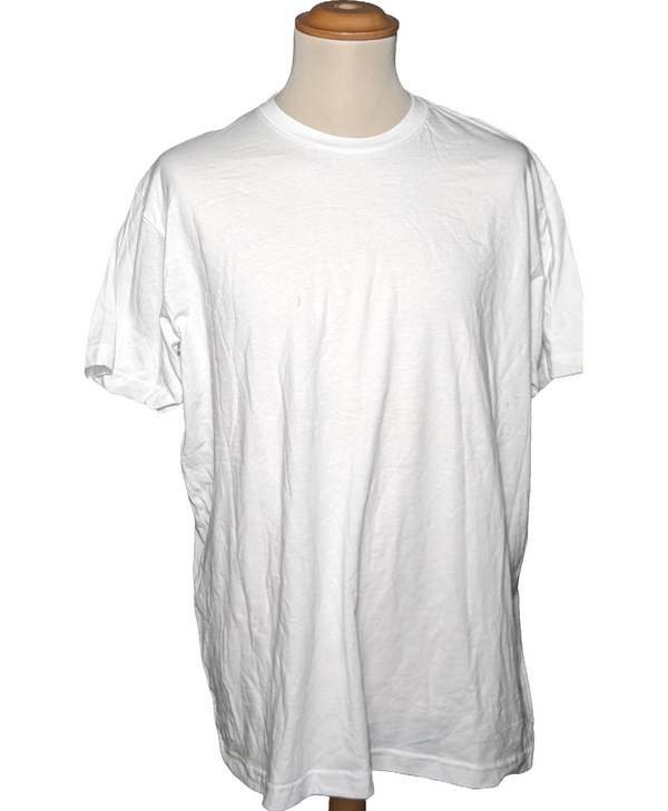 AMERICAN APPAREL SECONDE MAIN T-shirt Manches Courtes Blanc 1080808
