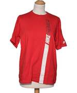 NIKE Top Manches Courtes Rouge