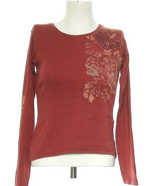 ROXY Top Manches Longues Rouge
