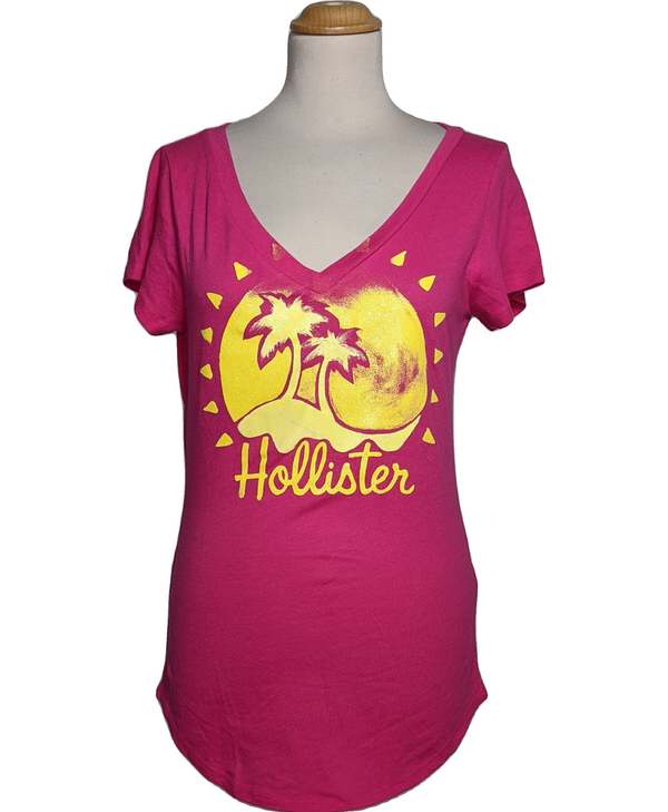 HOLLISTER SECONDE MAIN Top Manches Courtes Rose 1081094