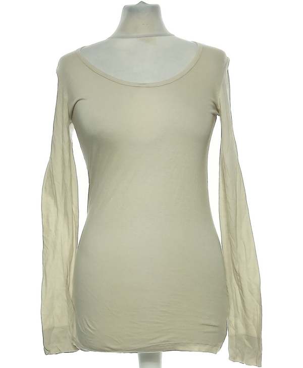 IKKS SECONDE MAIN Top Manches Longues Beige 1081127