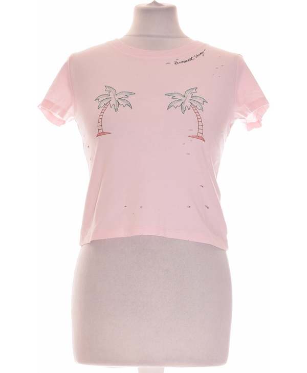 HOLLISTER SECONDE MAIN Top Manches Courtes Rose 1081390