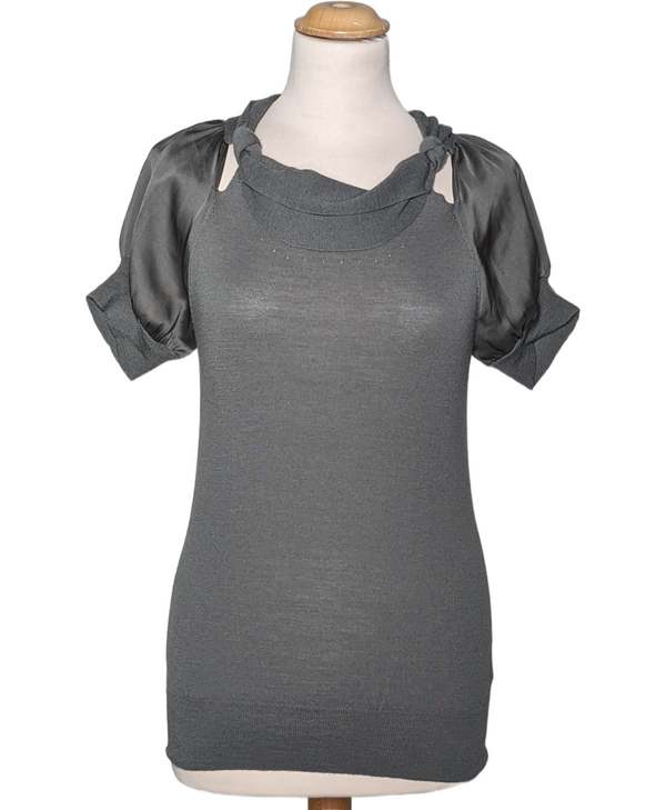 ONE STEP SECONDE MAIN Top Manches Courtes Gris 1081746