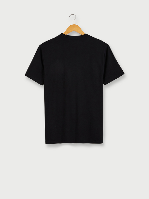 KAPORAL Tee-shirt En Coton Stretch Logo Emboss Noir Photo principale