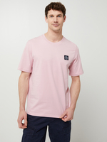 JACK AND JONES Tee-shirt 100% Coton Uni Rose clair