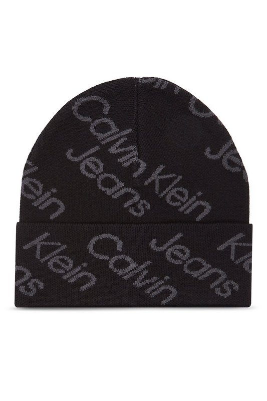 CALVIN KLEIN Bonnet Motif Logo  -  Calvin Klein - Homme BDS Black Photo principale