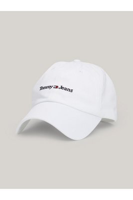 TOMMY JEANS Casquette Coton Bio Logo Brod  -  Tommy Jeans - Homme YBR White