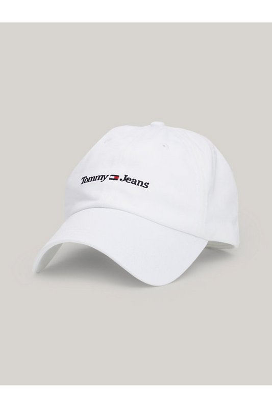 TOMMY JEANS Casquette Coton Bio Logo Brod  -  Tommy Jeans - Homme YBR White Photo principale