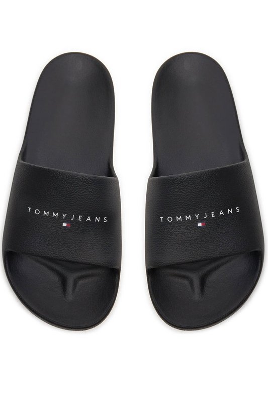 TOMMY JEANS Claquettes Logo  -  Tommy Jeans - Femme BDS Black Photo principale