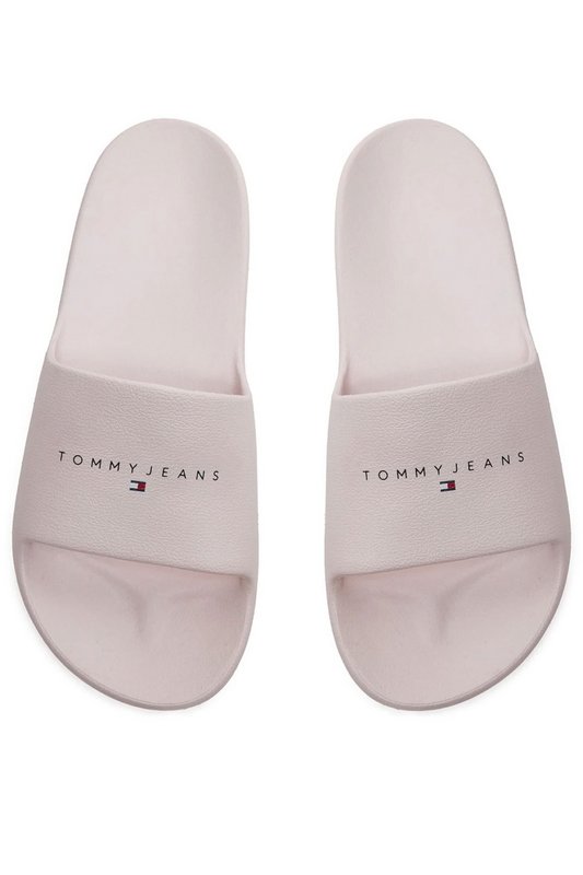 TOMMY JEANS Claquettes Logo  -  Tommy Jeans - Femme YBL Ecru Photo principale