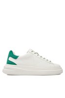 GUESS Sneakers Basses Elba  -  Guess Jeans - Homme WHITE GREEN