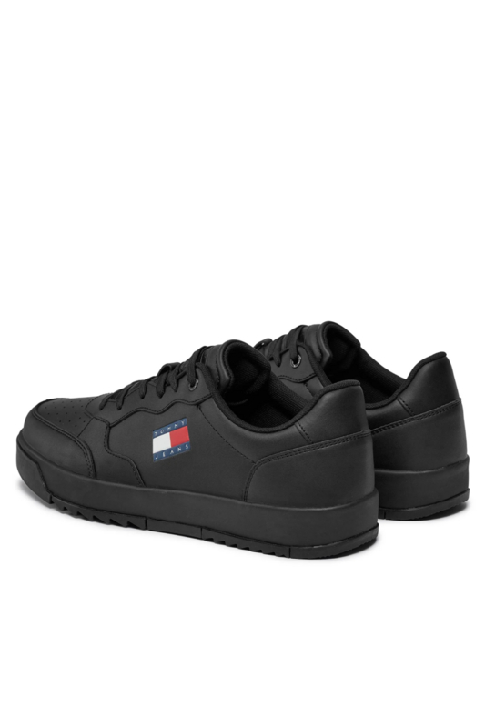 TOMMY JEANS Sneakers Basses Cuir  -  Tommy Jeans - Homme BDS Black Photo principale