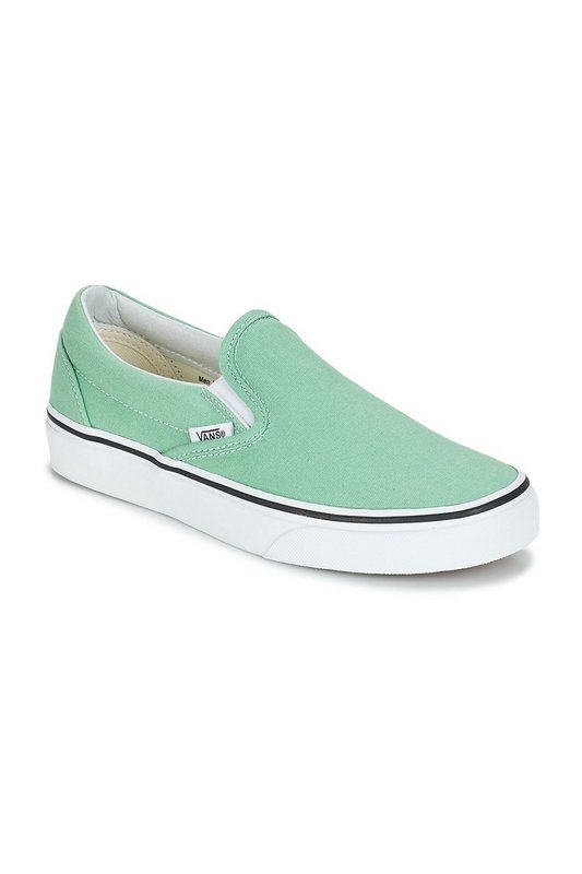 VANS Vans Classic Slip - On  -  Chaussures Green/true White  -  Vans - Homme green/true white Photo principale
