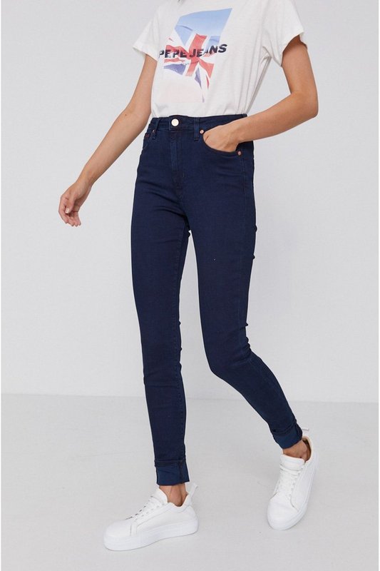 TOMMY JEANS Jeans Skinny Taille Haute  -  Tommy Jeans - Femme 1BK Avenue Dark Blue Stretch Photo principale