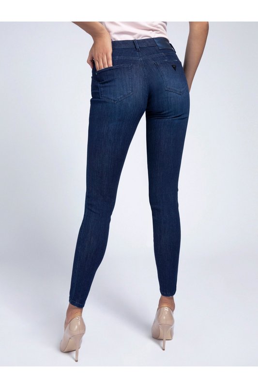 GUESS Jean Skinny En Coton Bio  -  Guess Jeans - Femme DRYB DRY BLUE Photo principale