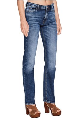 GUESS Jean Droit Ajust Stretch  -  Guess Jeans - Femme RIDS RIDER SELVEDGE