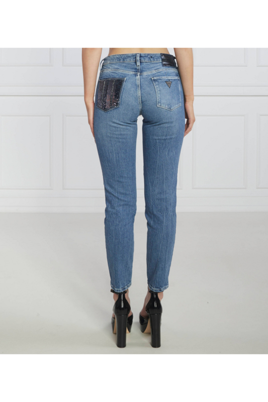 GUESS Jean Skinny Curve Poche Strasse  -  Guess Jeans - Femme TWAR THE WARRIOR Photo principale
