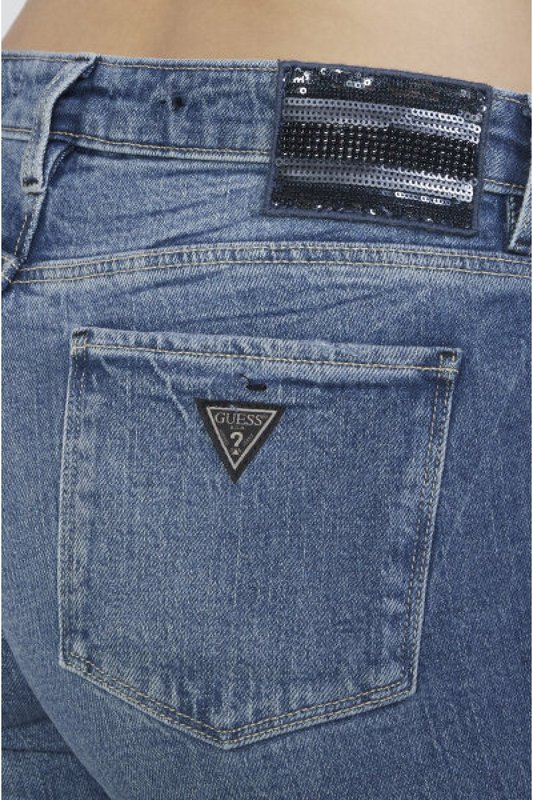 GUESS Jean Skinny Curve Poche Strasse  -  Guess Jeans - Femme TWAR THE WARRIOR Photo principale