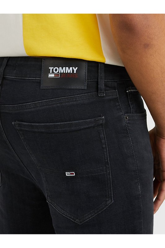 TOMMY JEANS Jean Slim Coton Stretch Simon  -  Tommy Jeans - Homme 1BZ Dynamic Jacob Black Photo principale