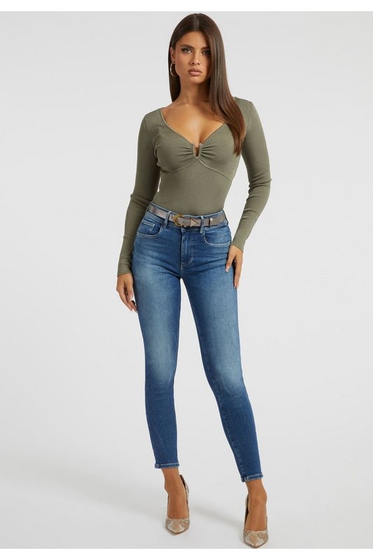 GUESS Jean Skinny Taille Haute Shape Up  -  Guess Jeans - Femme BIOSPHERE Photo principale