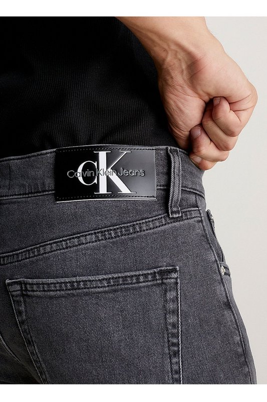 CALVIN KLEIN Jean Slim Stretch  -  Calvin Klein - Homme 1BY Denim Black Photo principale