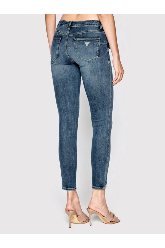 GUESS Jeans Skinny En Coton Stretch  -  Guess Jeans - Femme CMD1 CARRIE MID. Photo principale