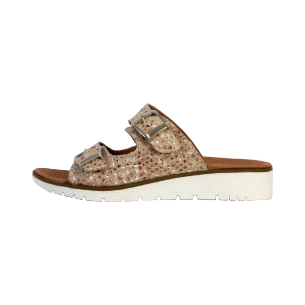 THE DIVINE FACTORY Mules  Enfiler The Divine Factory Alnoa Taupe Photo principale