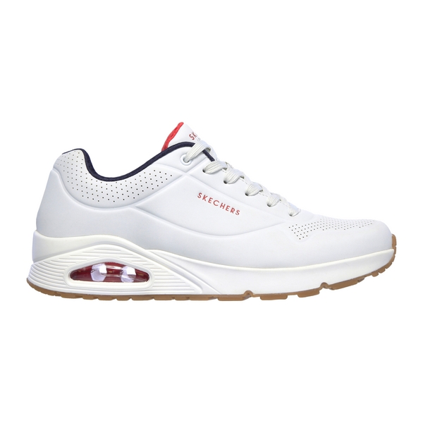 SKECHERS Basket  Lacets Skechers Stand On Air Blanc-Marine-Rouge 1082635