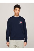 TOMMY JEANS Sweat Essential Logo Print  -  Tommy Jeans - Homme C1G Dark Night Navy