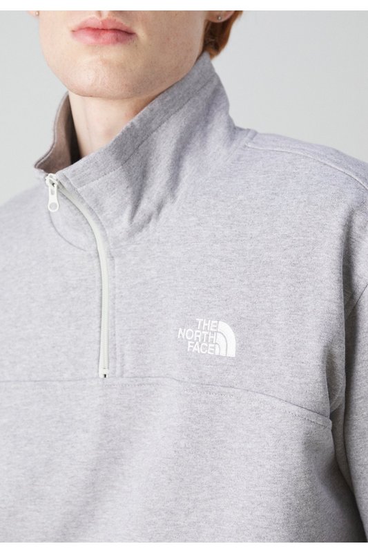 THE NORTH FACE Sweat Col Camionneur Essential  -  The North Face - Homme LIGHT GREY HEATHER Photo principale