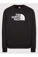 THE NORTH FACE Sweat Coton Logo Brod  -  The North Face - Homme BLACK/WHITE