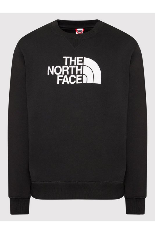 THE NORTH FACE Sweat Coton Logo Brod  -  The North Face - Homme BLACK/WHITE Photo principale