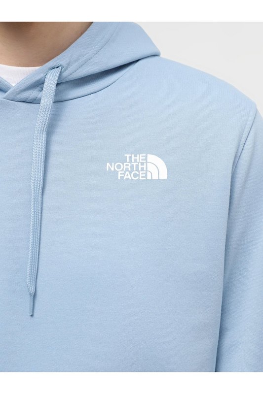 THE NORTH FACE Sweat Lger Print Logo Capuche  -  The North Face - Homme STEEL BLUE Photo principale