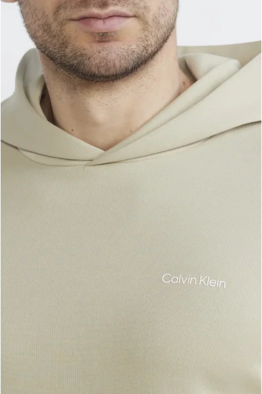 CALVIN KLEIN Sweat Capuche Petit Logo  -  Calvin Klein - Homme LEB Eucalyptus Photo principale