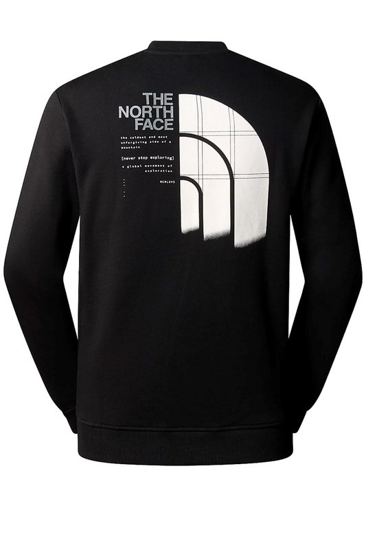 THE NORTH FACE Sweat Coton Print Dos Graphic  -  The North Face - Homme BLACK Photo principale