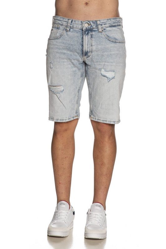 TOMMY JEANS Bermuda Coton Stretch Ronnie  -  Tommy Jeans - Homme 1AB Denim Light Photo principale