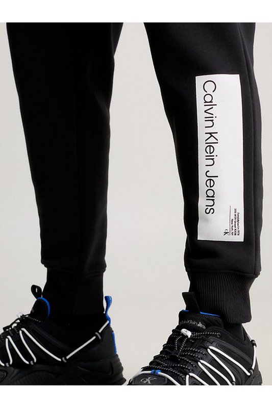 CALVIN KLEIN Pantalon Jogging Molleton  -  Calvin Klein - Homme BEH Ck Black Photo principale