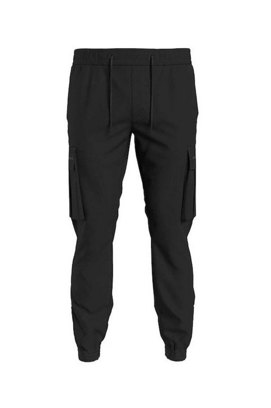 CALVIN KLEIN Pantalon Tapered Fit Stretch  -  Calvin Klein - Homme BEH Ck Black Photo principale