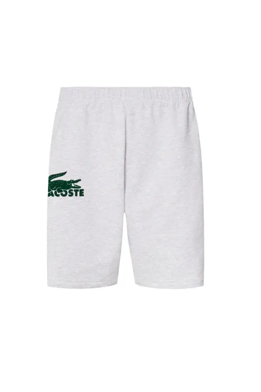 LACOSTE Short De Sport  Logo  -  Lacoste - Homme Y9K ARGENT CHINE/VERT 1082810