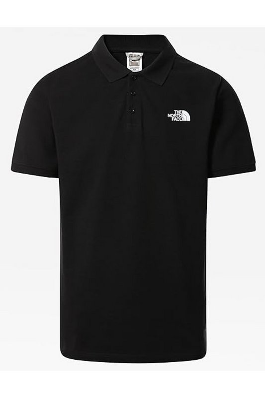 THE NORTH FACE Polo 100% Coton Logo Print  -  The North Face - Homme BLACK 1082840