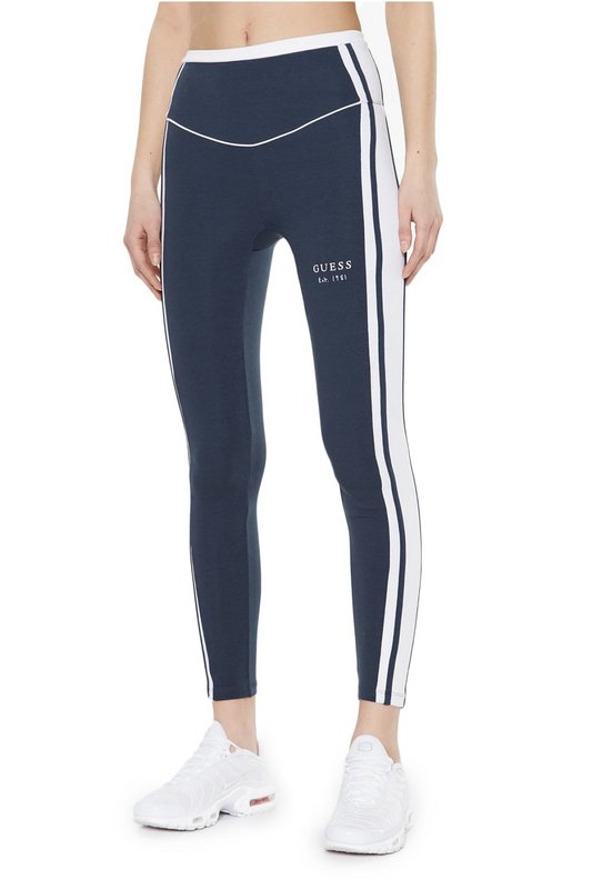GUESS Legging En Coton Avec Logo Imprim  -  Guess Jeans - Femme G7KI WINTER NIGHT 1082845