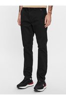 TOMMY JEANS Chino Coton Stretch Logo Brod  -  Tommy Jeans - Homme BDS Black