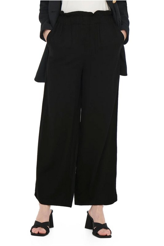 ONLY Pantalon Fluide Large  -  Only - Femme Black Photo principale