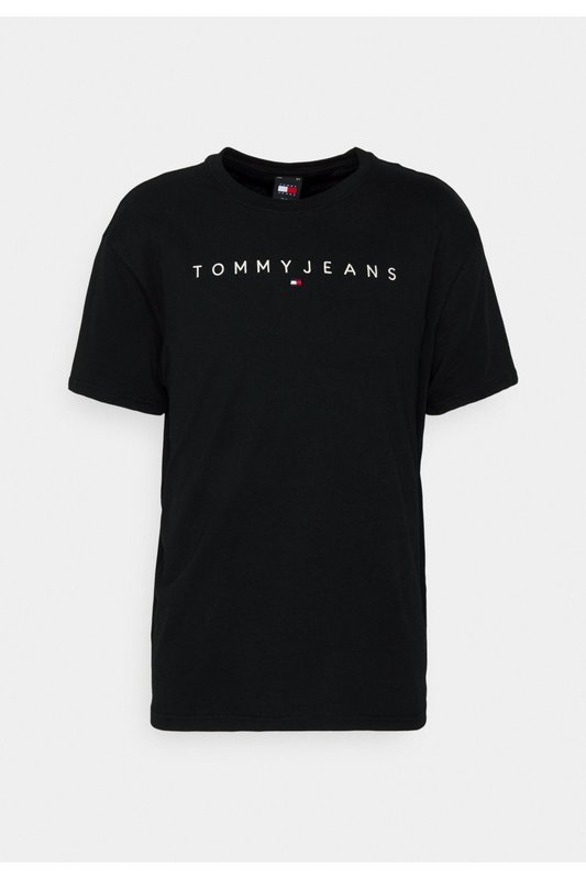 TOMMY JEANS Tshirt Basique Logo Brod  -  Tommy Jeans - Homme BDS Black 1082910