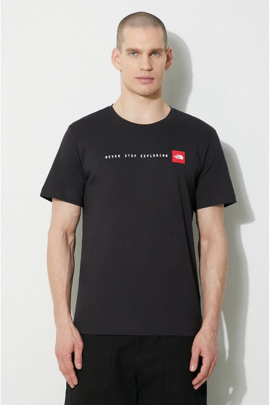 THE NORTH FACE Tshirt 100% Coton  -  The North Face - Homme BLACK Photo principale