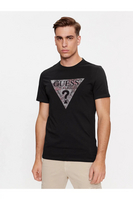 GUESS Tshirt Stretch Logo Triangle  -  Guess Jeans - Homme JBLK Jet Black A996