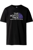 THE NORTH FACE Tshirt Coton Gros Logo Imprim  -  The North Face - Homme BLACK