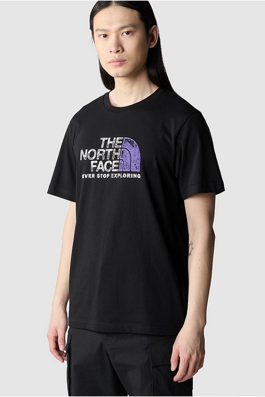 THE NORTH FACE Tshirt Coton Gros Logo Imprim  -  The North Face - Homme BLACK Photo principale