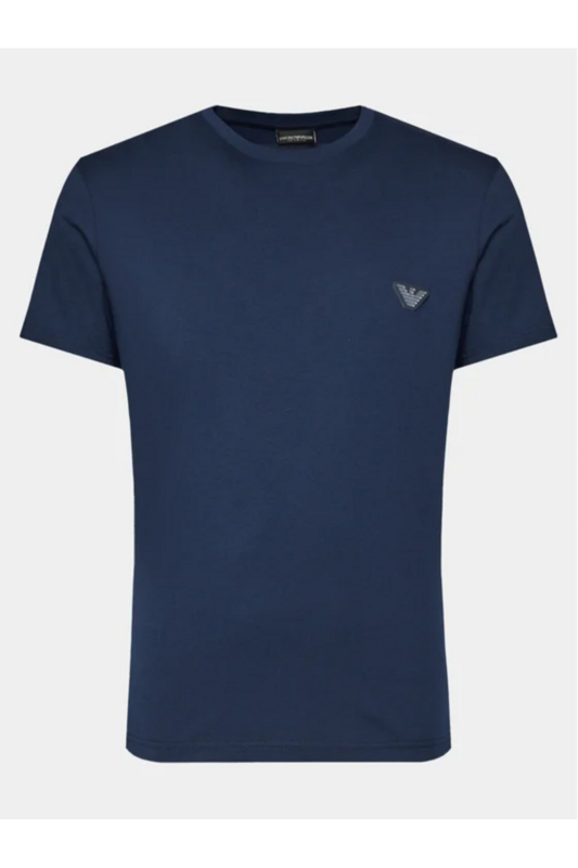 EMPORIO ARMANI Tshirt Logo 3d 100%coton  -  Emporio Armani - Homme 06935 BLU NAVY 1082971